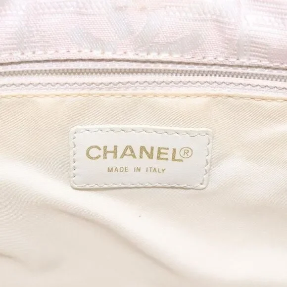 Chanel Travel Line Pink Nylon Handbag (Pre-Owned) - Picture 12 of 16